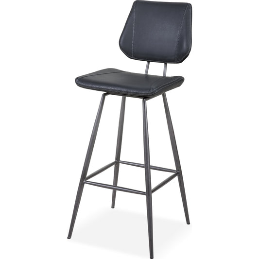 Modus Furniture - Vinson Modern Swivel Bar Stool in Cobalt (Set of 2) - 9LE868V view 2