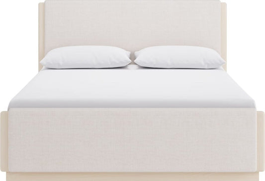 Modus Furniture - Wallen Uph EK Bed - White Sand - TDXXH7 view 2