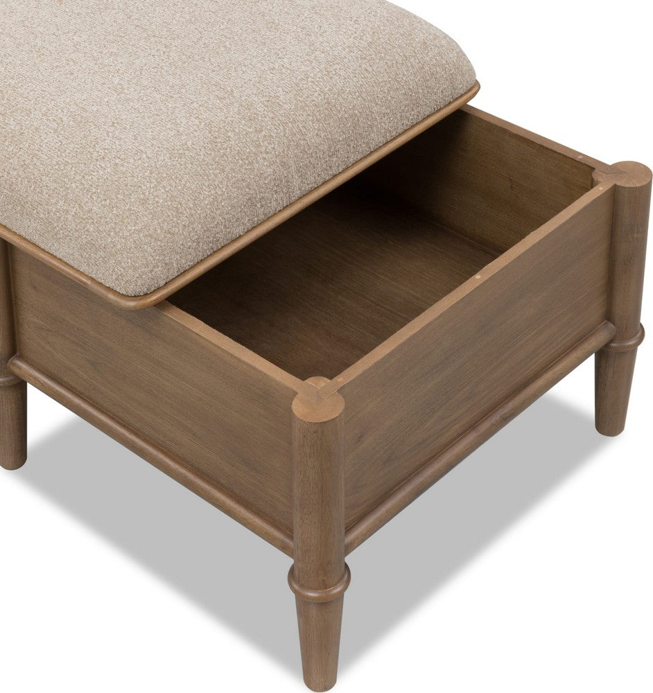 Modus Furniture - Whitmore Stg Ottoman - Ch/Clst - XH2C88 view 7