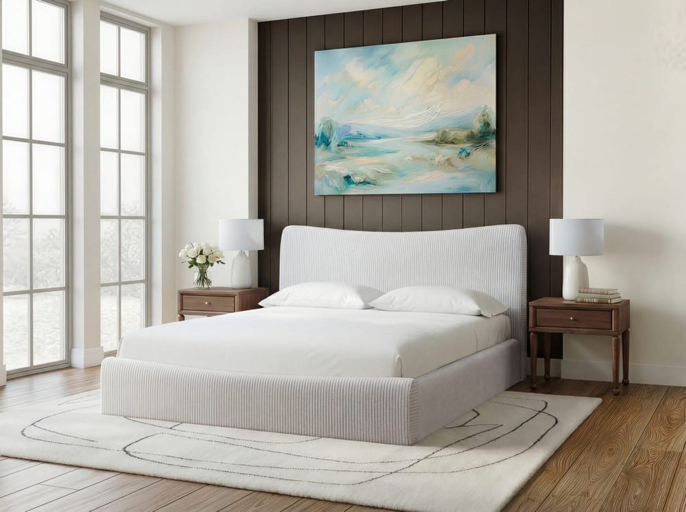 Modus Furniture - Windham Uph CKing Bed - Sage - WG2FH6 view 5