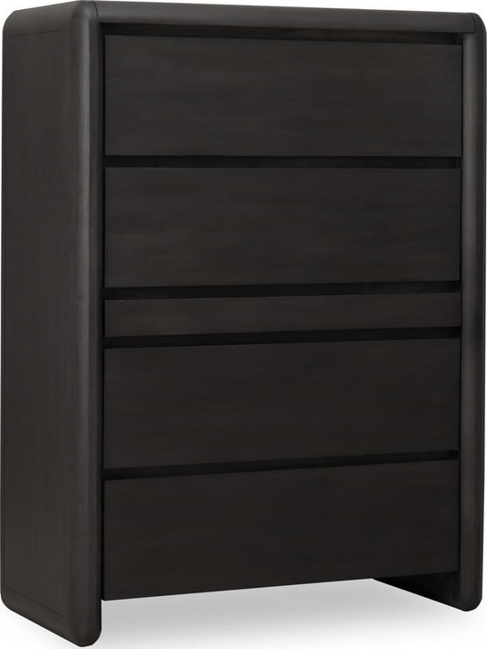 Modus Furniture - Xolani Five Drawer Acacia Wood Chest with Jewelry Tray in Jaguar - TTXT84 view 2