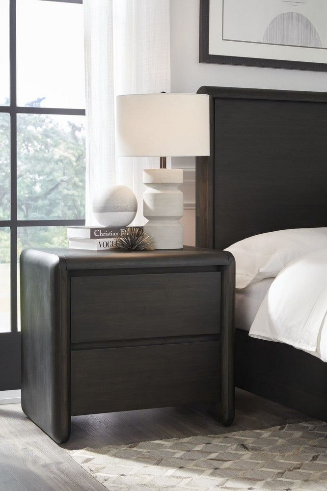 Modus Furniture - Xolani Two Drawer Acacia Wood Nightstand in Jaguar - TTXT81B view 9