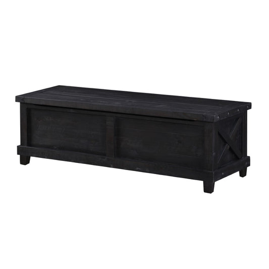 Modus Furniture - Yosemite Solid Wood Blanket Box in Cafe - 7YC993 veiw 2