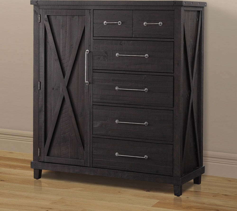 Modus Furniture - Yosemite Solid Wood Gentleman's Chest in Cafe - 7YC984GA view 4