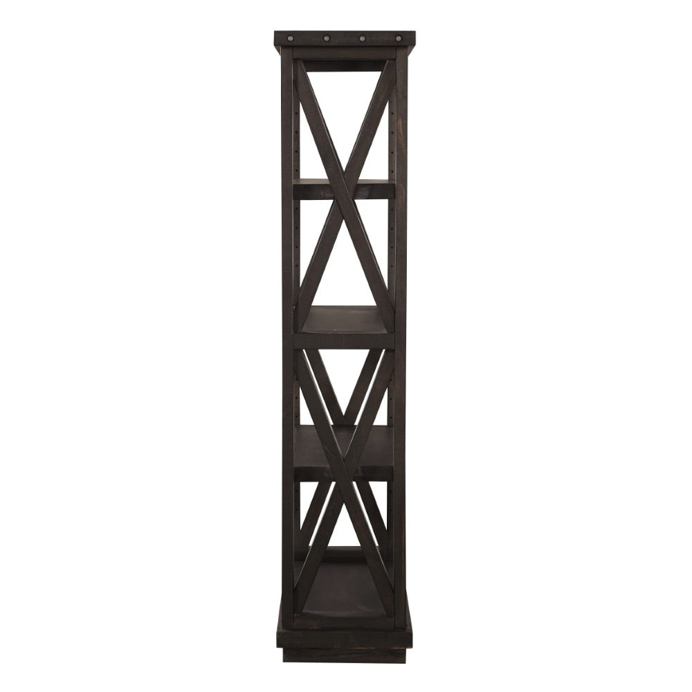 Modus Furniture - Yosemite Solid Wook Bookcase in Cafe - 7YC91939 veiw 5