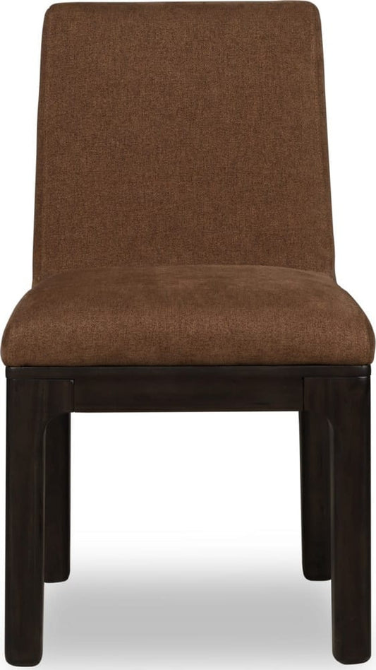 Modus Furniture - Zamba Chenille Upholstered Acacia Wood Dining Chair in Pineapple and Jaguar Set of 2 - UKXT64_2 view 2