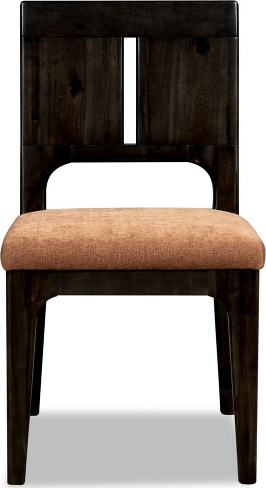 Modus Furniture - Zamba Slit Bck Dn Chr - Pnppl - UKXT63_1 view 2