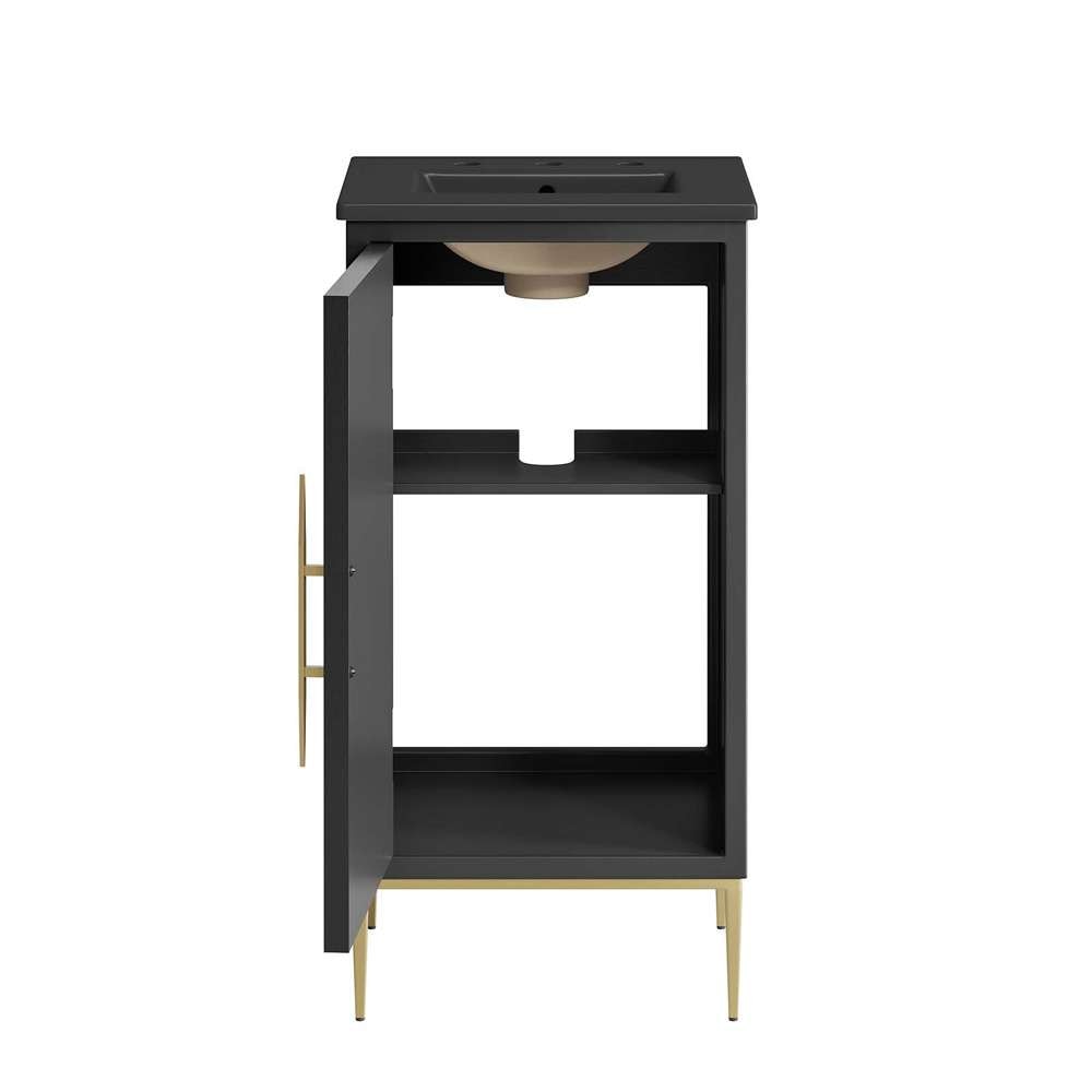 Modway - Awaken 18in Bathroom Vanity - EEI-6287-BLK-BLK veiw 6