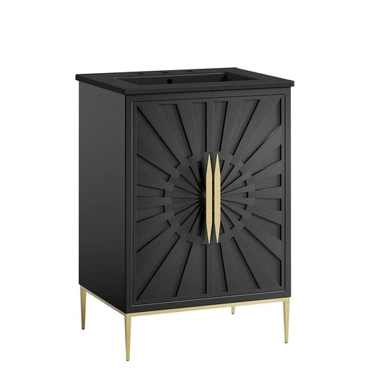 Modway - Awaken 24in Bathroom Vanity - EEI-6291-BLK-BLK veiw 2