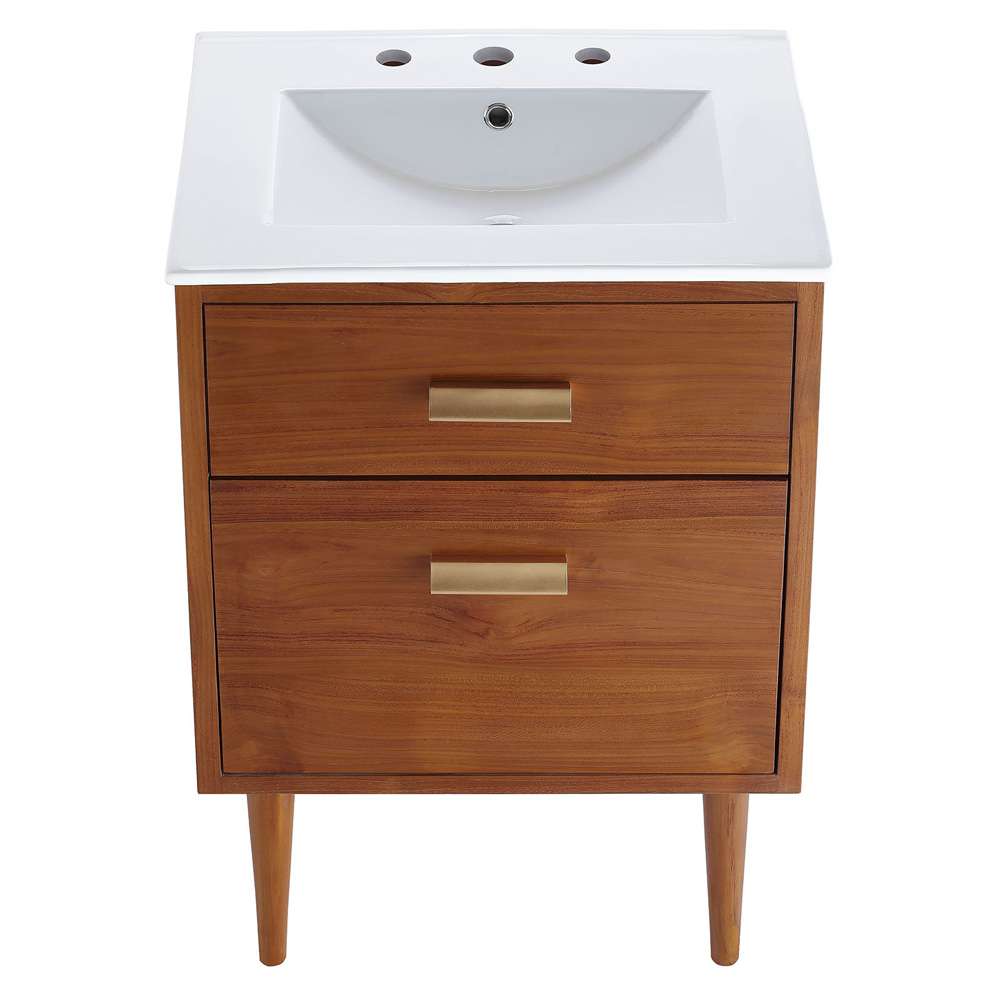 Modway - Cassia 24in Bathroom Vanity - EEI-5108-NAT-WHI veiw 6