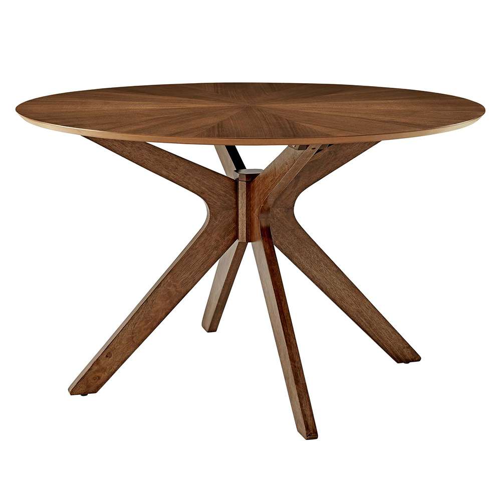 Modway - Crossroads Wood Dining Table - EEI-3847-WAL veiw 1