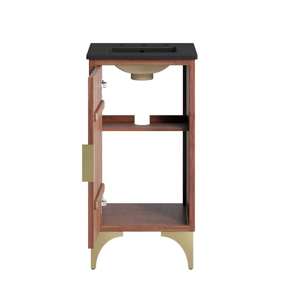 Modway - Daylight 18in Bathroom Vanity - EEI-6288-BLK-WAL veiw 6