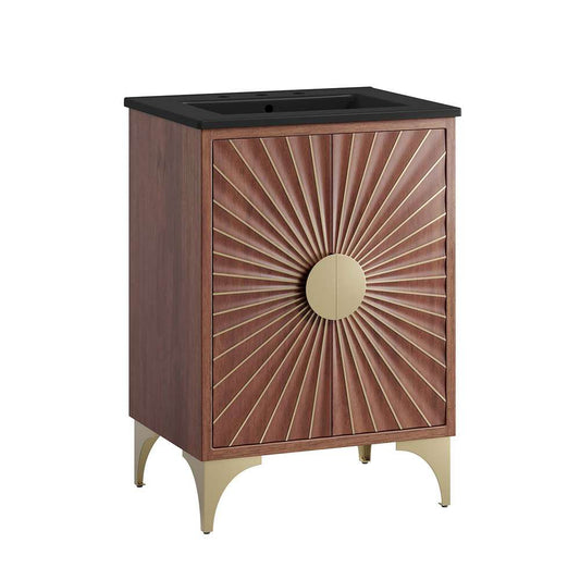 Modway - Daylight 24in Bathroom Vanity - EEI-6292-BLK-WAL veiw 2