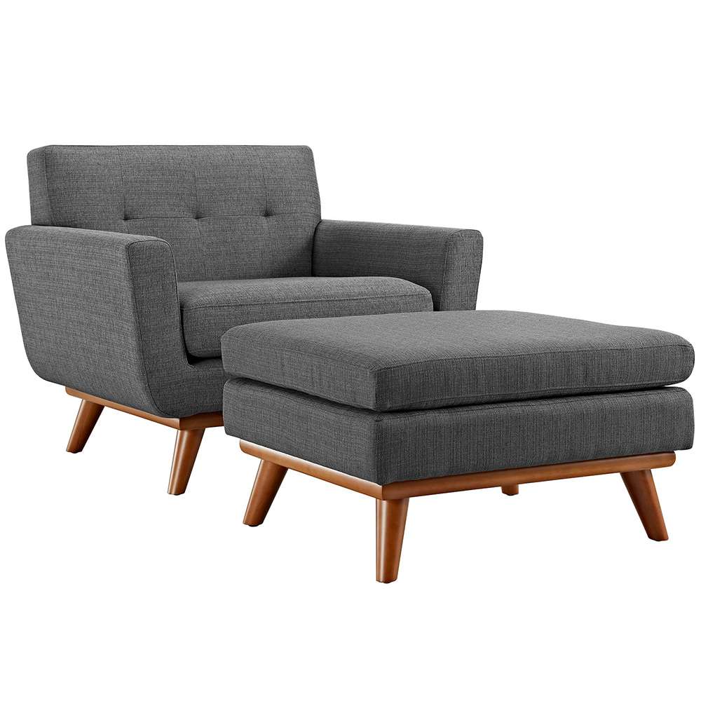 Modway - Engage 2 Piece Armchair and Ottoman - EEI-2187-DOR-SET veiw 1