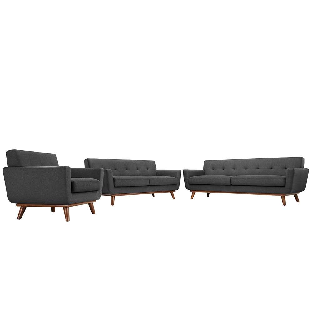 Modway - Engage Sofa Loveseat and Armchair - 3 Piece Set - EEI-1349-DOR veiw 1