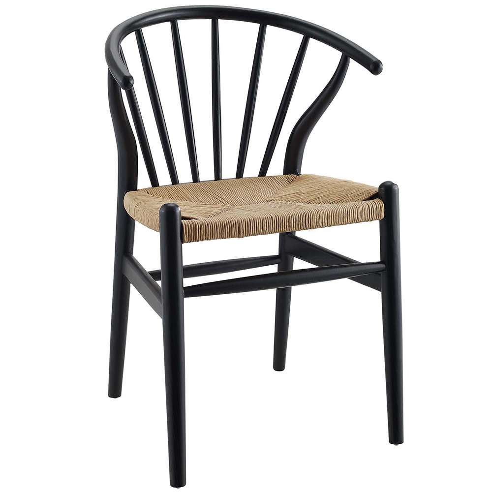 Modway - Flourish Spindle Wood Dining Side Chair - EEI-3338-BLK veiw 1