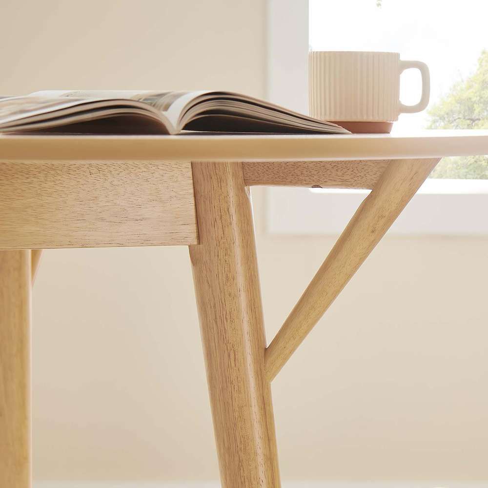 Modway - Gallant 47in Round Dining Table - EEI-5511-OAK-OAK veiw 4