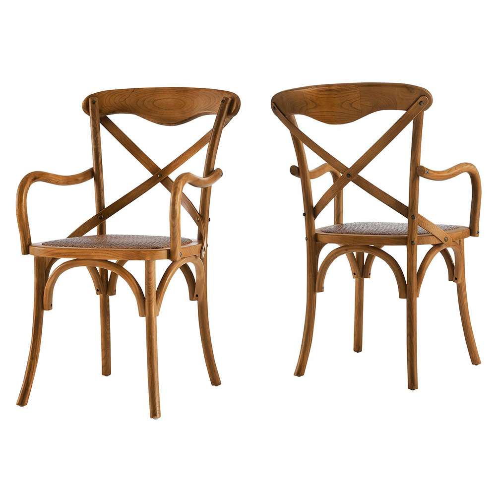 Modway - Gear Dining Armchair (Set of 2) - EEI-3479-WAL veiw 1