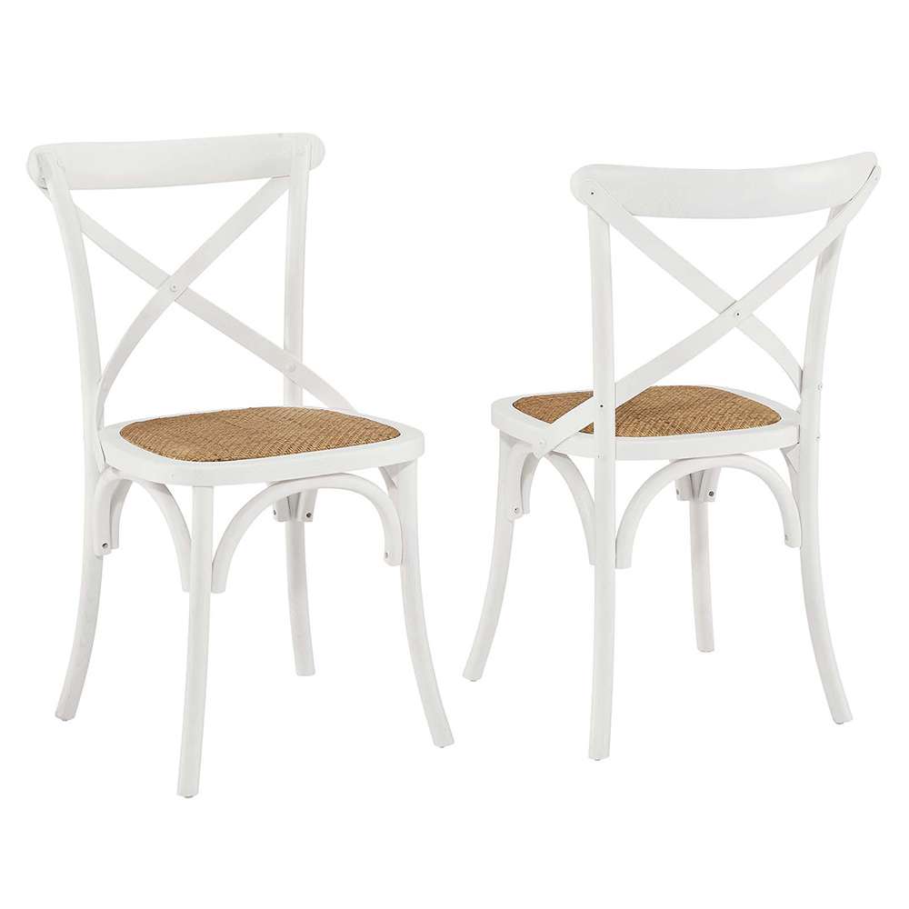 Modway - Gear Dining Side Chair (Set of 2) in White - EEI-3481-WHI veiw 1