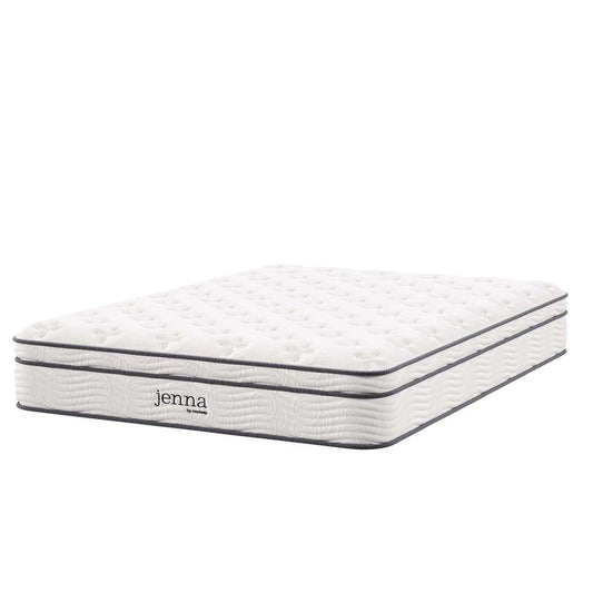 Modway - Jenna 10in Innerspring and Foam Full Mattress - MOD-5769-WHI veiw 2