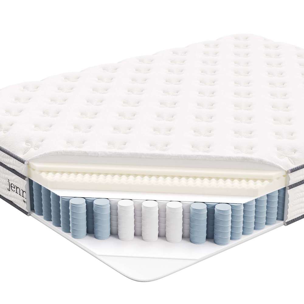 Modway - Jenna 10in Innerspring and Foam Queen Mattress - MOD-5770-WHI veiw 6