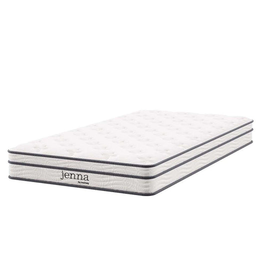 Modway - Jenna 6in Innerspring and Foam Twin Mattress - MOD-7093-WHI veiw 2
