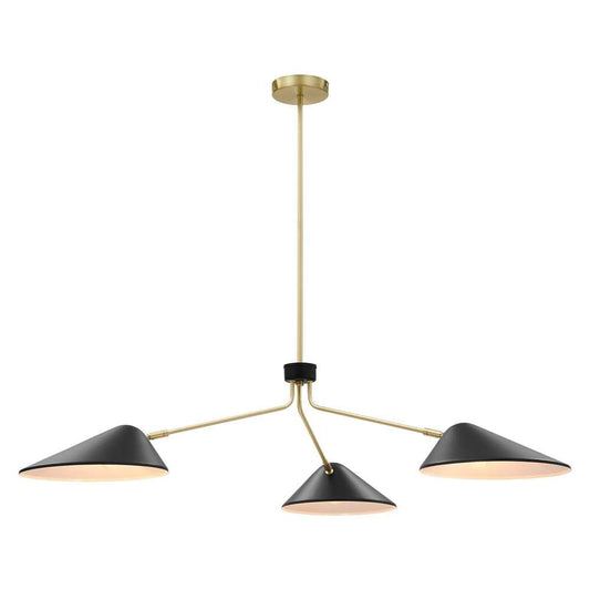 Modway - Journey 3-Light 14in Arm Pendant - EEI-5297-BLK veiw 2