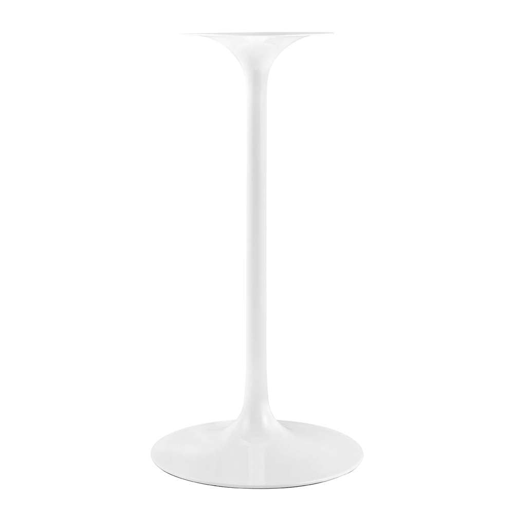 Modway - Lippa 28in Round Artificial Marble Bar Table in White Black - EEI-5203-WHI-BLK veiw 4