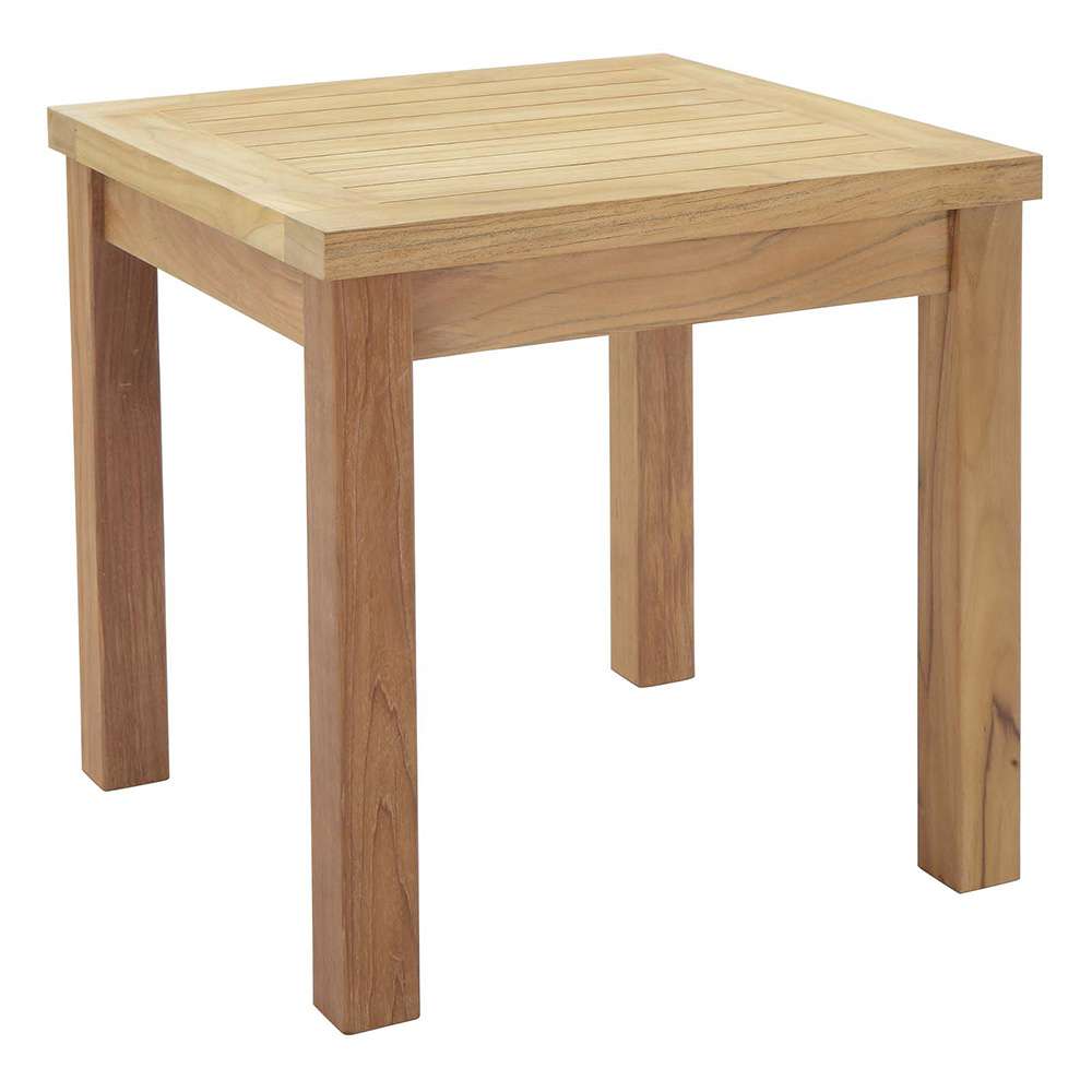 Modway - Marina Outdoor Patio Teak Side Table - EEI-1155-NAT veiw 1