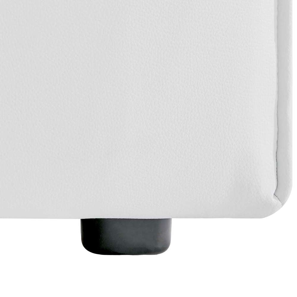 Modway - Mingle Vegan Leather Armless Chair - EEI-4623-WHI veiw 6