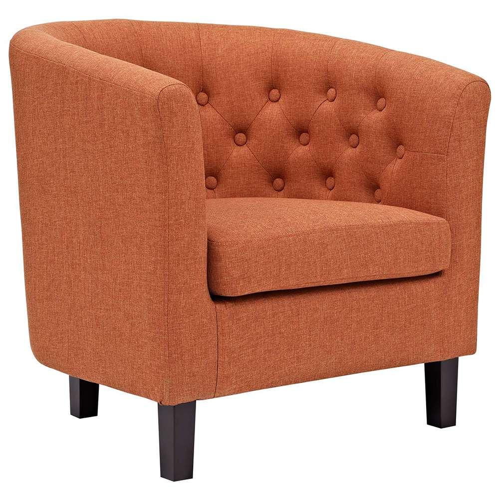 Modway - Prospect Upholstered Fabric Armchair - EEI-2551-ORA veiw 1