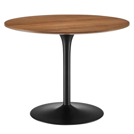 Modway - Pursuit 40in Dining Table - EEI-6313-WAL-BLK veiw 2
