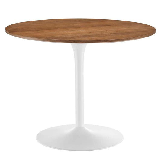Modway - Pursuit 40in Dining Table - EEI-6313-WAL-WHI veiw 2