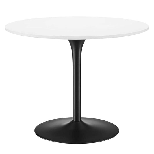 Modway - Pursuit 40in Dining Table - EEI-6313-WHI-BLK veiw 2