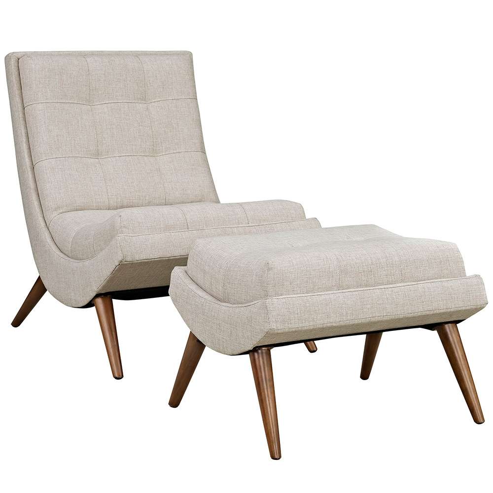 Modway - Ramp Upholstered Fabric Lounge Chair Set - EEI-2143-SAN veiw 1