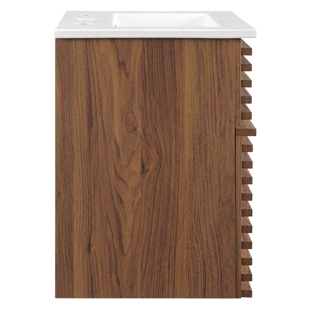 Modway - Render 18in Wall-Mount Bathroom Vanity - EEI-5419-WAL-WHI veiw 6