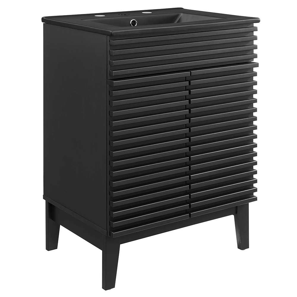 Modway - Render 24" Bathroom Vanity - EEI-5350-BLK-BLK – AFA Stores