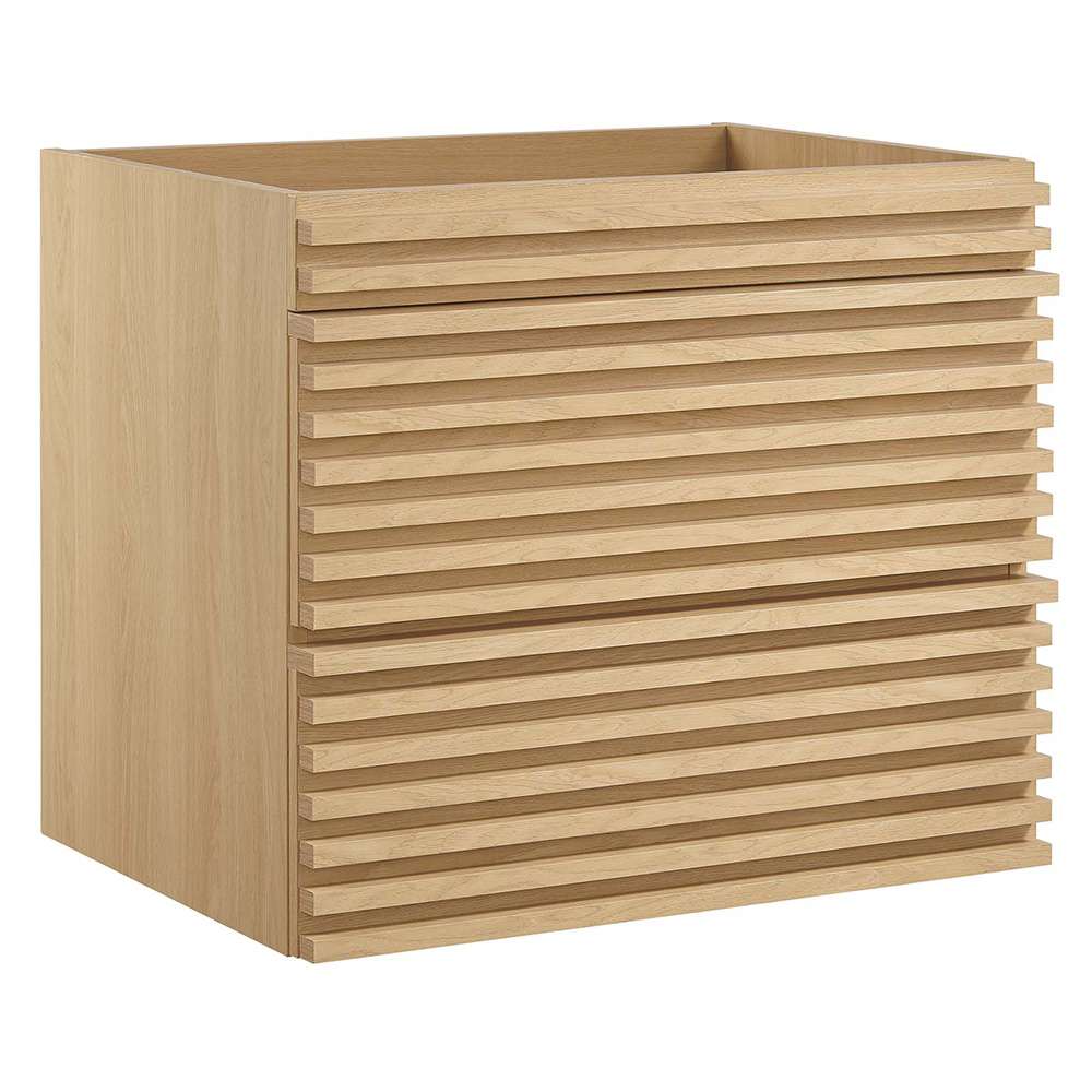 Modway - Render 24in Wall-Mount Bathroom Vanity Cabinet (Sink Basin Not Included) in Oak - EEI-4338-OAK veiw 1