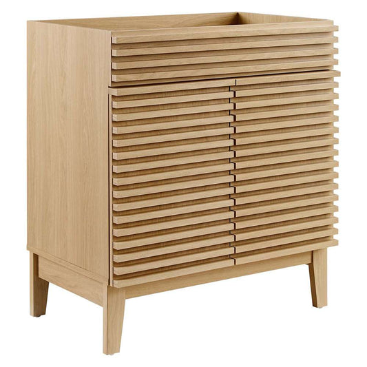 Modway - Render 30in Bathroom Vanity Cabinet (Sink Basin Not Included) - EEI-4851-OAK veiw 2