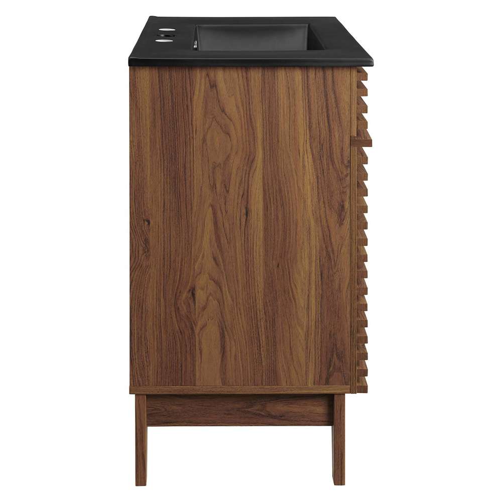Modway - Render 30in Bathroom Vanity - EEI-5418-WAL-BLK veiw 6