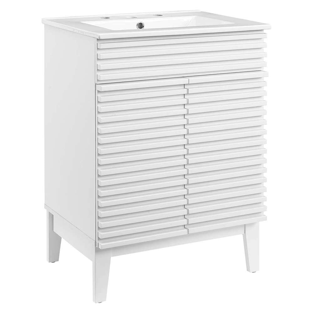 Modway - Render Bathroom Vanity - EEI-3860-WHI-WHI veiw 1