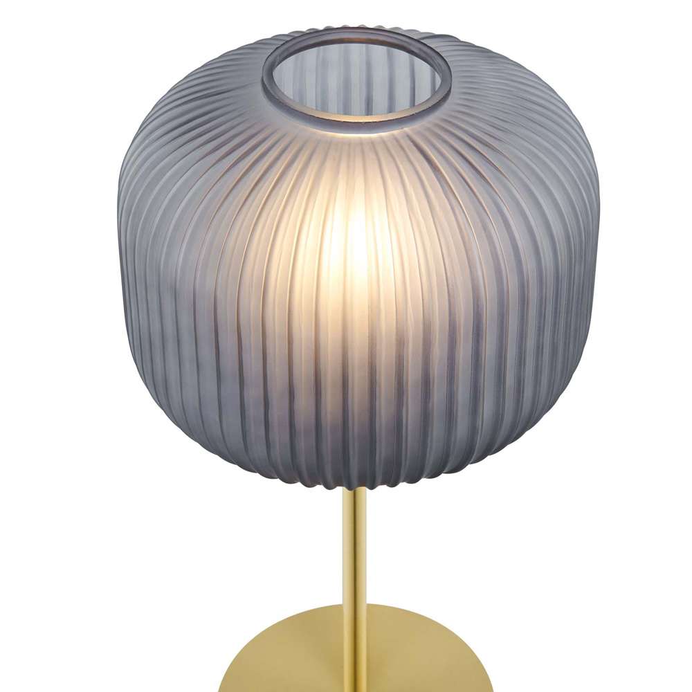 Modway - Reprise Glass Sphere Glass and Metal Table Lamp - EEI-5622-BLK-SBR veiw 4