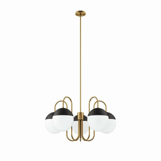 Modway - Stellar 5-Light Chandelier - EEI-5658-OPA-SBR veiw 2
