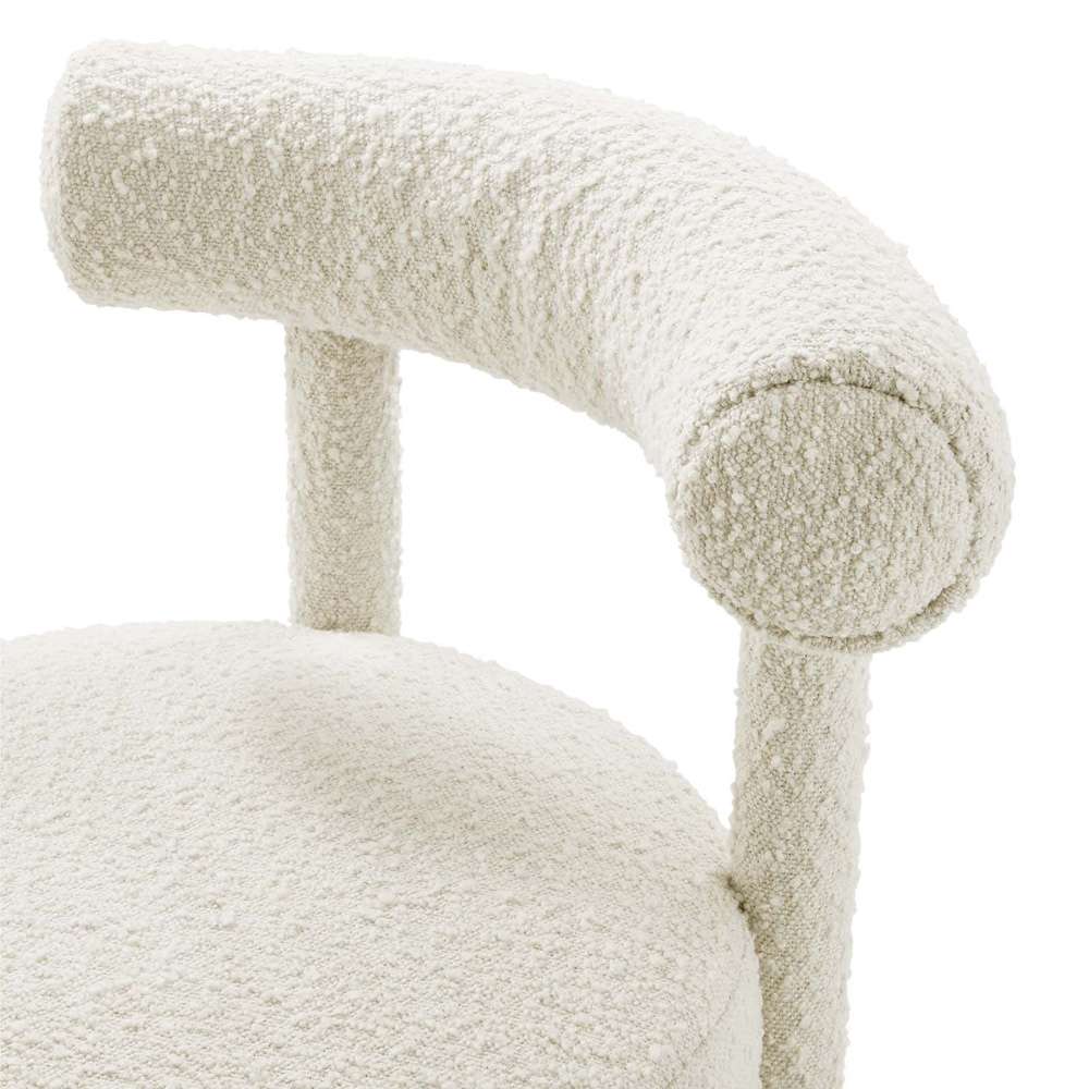 Modway - Toulouse Boucle Fabric Dining Chair - EEI-6387-IVO veiw 6