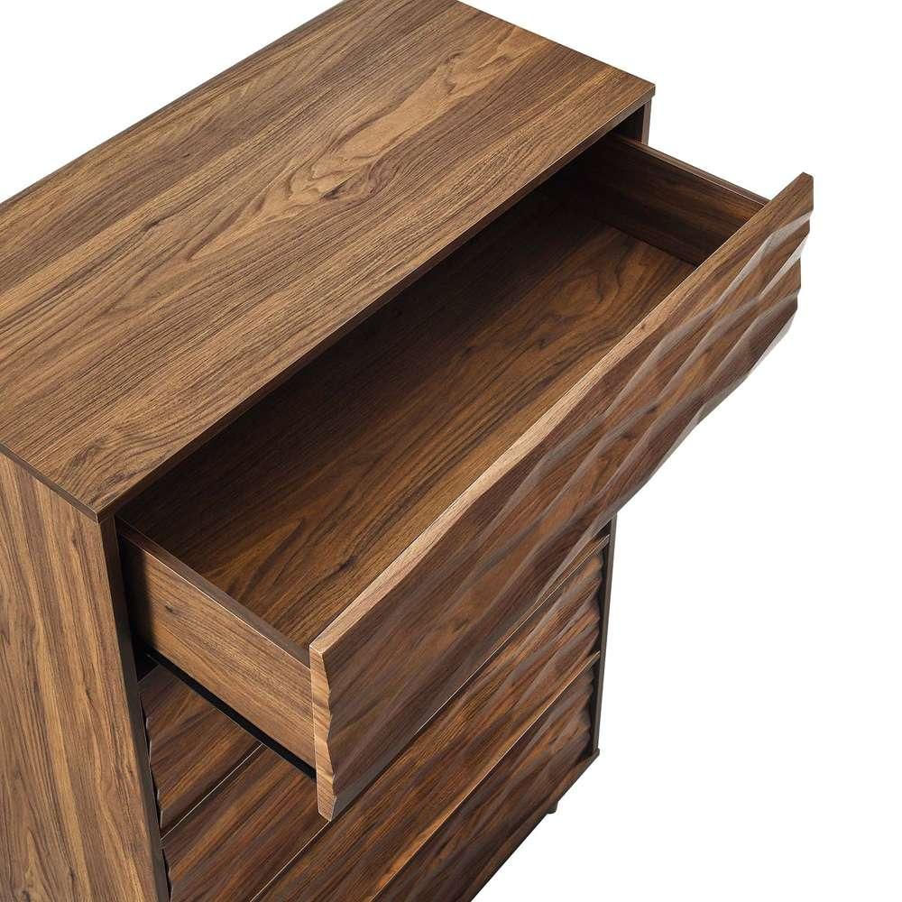 Modway - Vespera 5-Drawer Chest - MOD-7082-WAL veiw 6