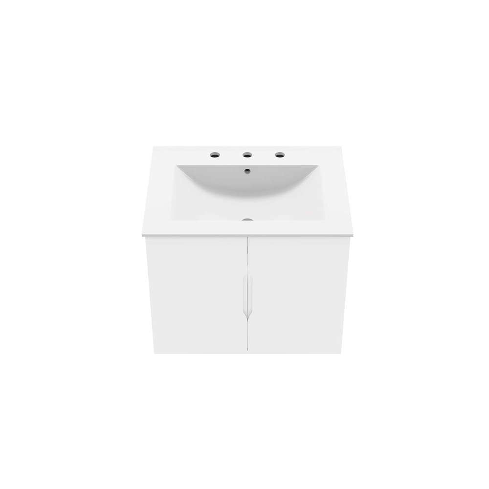 Modway - Vitality 24in Bathroom Vanity - EEI-5782-WHI-WHI veiw 6