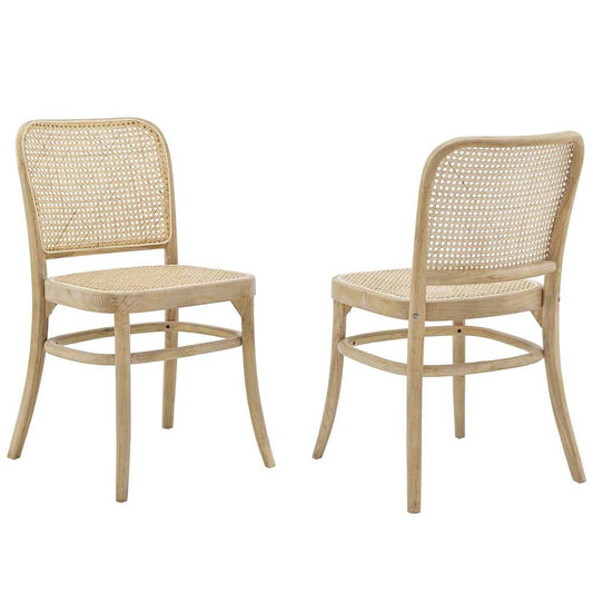 Modway - Winona Wood Dining Side Chair (Set of 2) - EEI-6078-GRY veiw 2