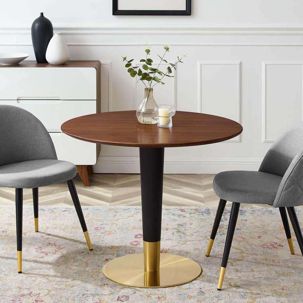 Modway - Zinque 36in Dining Table - EEI-5123-GLD-WAL veiw 5