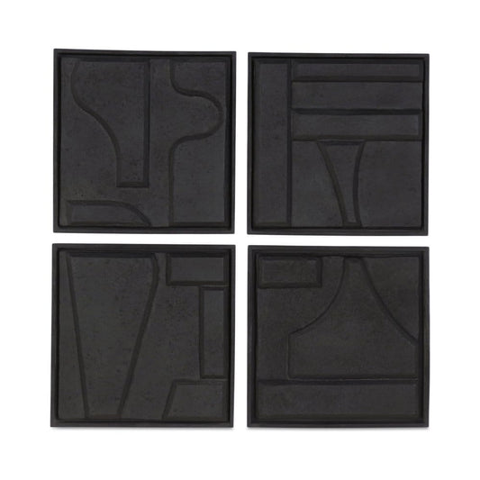 Moes Home - Alva Wall Sculpture-Set Of 4 - DD-1063-02 view 2
