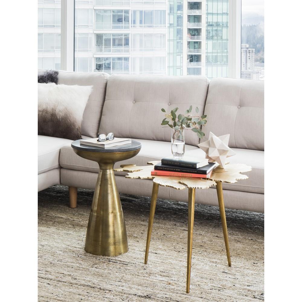 Moes Home - Amoeba Side Table in Gold - FI-1006-32 veiw 3
